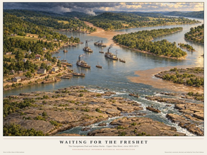 Waiting for the Freshet — original cover