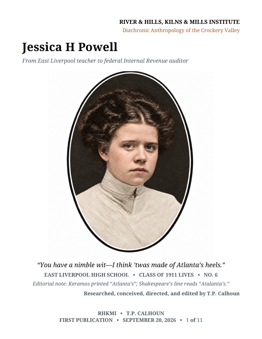 Jessica H. Powell — Class of 1911 — original cover